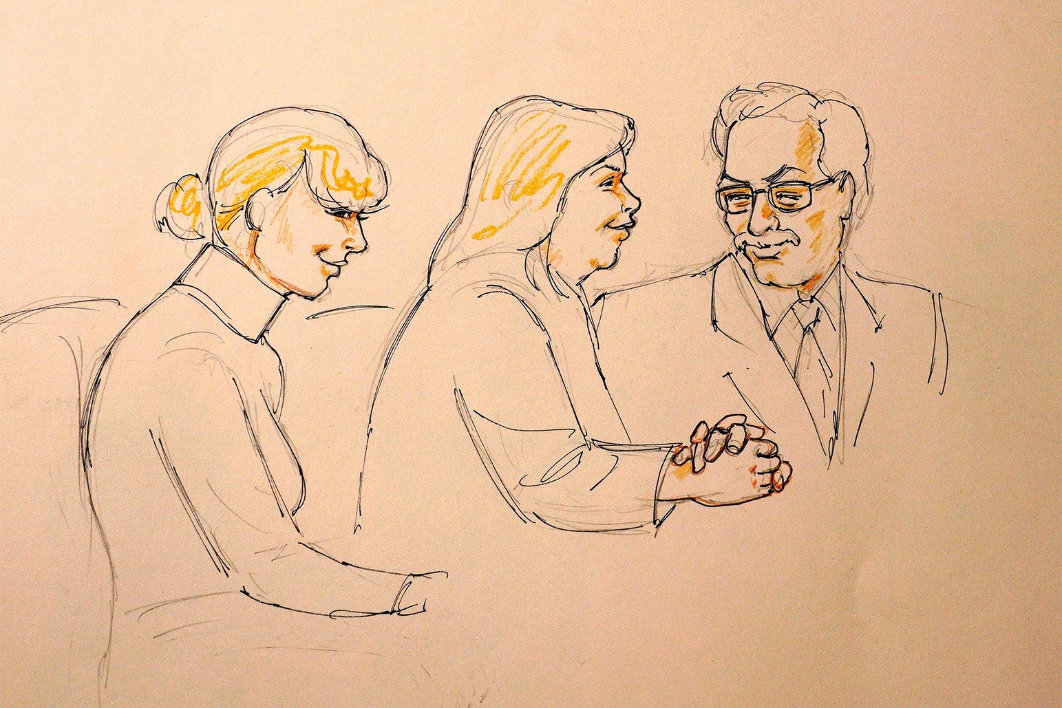 Courtroom sketch artist los angeles
